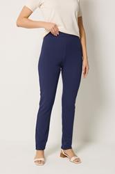 LTS Tall Navy Blue Slim Leg Trousers | Long Tall Sally 1