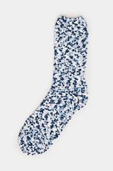 YOURSET 2 PACK Plus Size Navy Blue Popcorn Fleece Star Bed Socks | Yours Clothing 8