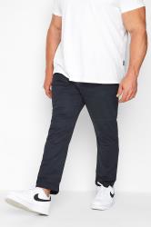 KAM Navy Blue Chino Trousers | BadRhino 3