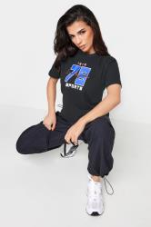 PixieGirl Black '1978 Sports' Slogan T-Shirt | PixieGirl 3
