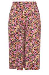 YOURS Plus Size Pink & Orange Floral Culottes | Yours Clothing 5