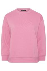 YOURSET Plus Size 2 PACK Black & Pink Sweatshirts | Yours Clothing 9