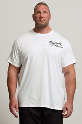 BadRhino Big & Tall White 'The Lucky Casino' Graphic T-Shirt | BadRhino 1