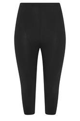 YOURS 2 PACK Plus Size Black Paisley Print Cropped Leggings | Yours Clothing 10
