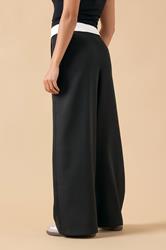 PixieGirl Petite Women's Black Fold Over Smart Trousers | PixieGirl 2