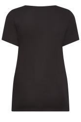BUMP IT UP MATERNITY Plus Size Black 'Coming Soon' Slogan T-shirt | Yours Clothing 8