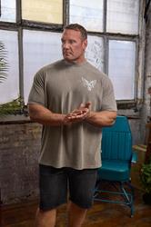 BadRhino Big & Tall Brown Acid Wash Falcon Graphic T-Shirt | BadRhino 3