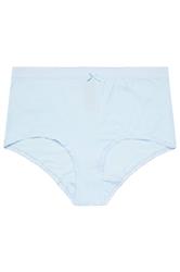 YOURS 5 PACK Plus Size Blue & Pink Floral Full Briefs | Yours Clothing 10