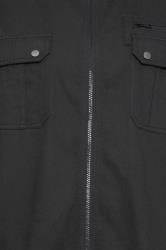 BadRhino Big & Tall Black Zip Through Jacket | BadRhino 4
