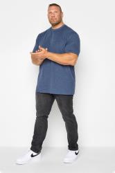 D555 Grey Tapered Stretch Jeans | BadRhino 1
