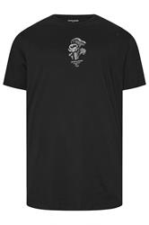 JACK & JONES Big & Tall Black Graphic T-Shirt