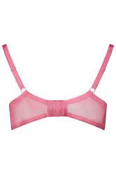 YOURSET 2 PACK Plus Size Pink & Black Lace Mesh Underwired Bras | Yours Clothing 10