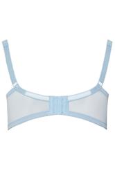 YOURSET 2 PACK Curve Blue & White Cotton Lace Trim Non-Padded Non-Wired Bralettes | Yours Clothing 11