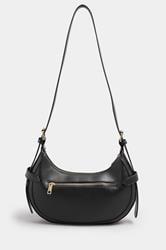 Black Buckle Shoulder Bag