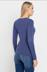 LTS Tall 2 PACK Navy Blue & Grey Wrap Tops | Long Tall Sally 5