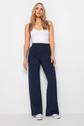 LTS Tall Navy Blue Wide Leg Yoga Pants | Long Tall Sally 3