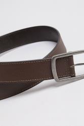 BadRhino Brown Plain Leather Belt | BadRhino 2