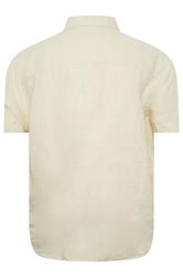 Lyle & Scott Big & Tall Stone Brown Linen Shirt | BadRhino 4