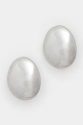 Silver Tone Statement Stud Earrings | Yours Clothing 4