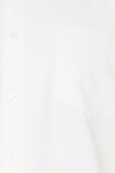 BadRhino Big & Tall Premium White Short Sleeve Oxford Cotton Shirt 1