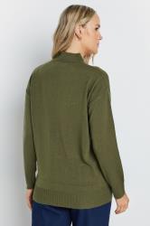 LTS Tall Olive Green Turtle Neck Jumper | Long Tall Sally 2