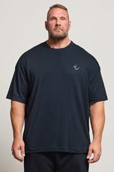 IronRhino Big & Tall Navy Blue 'Rest Day' T-Shirt | BadRhino 3