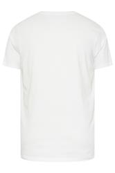BadRhino Big & Tall White V-Neck T-Shirt | BadRhino  7