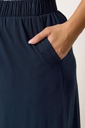 YOURS Plus Size Navy Blue Pull On Shorts | Yours Clothing 4