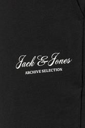 JACK & JONES Big & Tall Black Logo Jogger Sweat Shorts | BadRhino 5