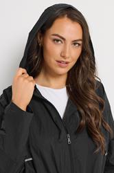 YOURS Plus Size Black Lightweight Longline Jacket | Yours Clothing 4