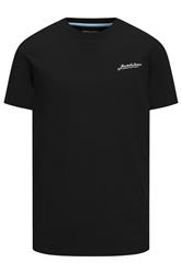 JACK & JONES Big & Tall Light blue & Black Core T-Shirts | BadRhino 8