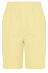YOURS Curve Yellow Cool Cotton Shorts