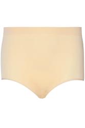 Nude Seamless Light Control High Waisted Full Briefs | Yours Clothing 2