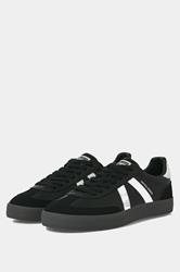 JACK & JONES Black PU Trainers