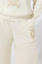 LIMITED COLLECTION Plus Size Cream 'New York' Wide Leg Joggers | Yours Clothing 4