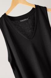 EVANS Plus Size Black Modal Rich Vest Top | Evans 7