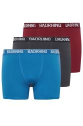 BadRhino 3 PACK Red & Blue Boxers 3