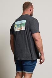 BadRhino Big & Tall Black Acid Wash Printed 'South Park' T-Shirt | BadRhino 2