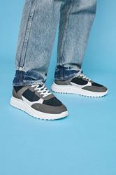 JACK & JONES White PU Runner Trainers | BadRhino 3