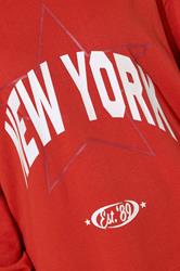 LIMITED COLLECTION Plus Size Red 'New York' Slogan Sweatshirt | Yours Clothing 4