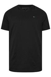 BadRhino Big & Tall Black V-Neck T-Shirt