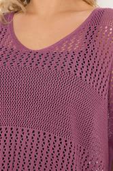 YOURS Plus Size Pink Throw On Beach Kimono | Yours Clothing 6