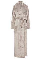 LTS Tall Stone Brown Super Luxe Maxi Dressing Gown