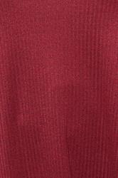 YOURS Plus Size Red Ribbed Soft Touch T-Shirt | Yours Clothing 4