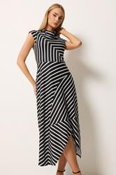 STAR Black Stripe Maxi Dress | StarByJM 3