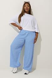 LIMITED COLLECTION Plus Size Gingham Button Front Trousers | Yours Clothing 3