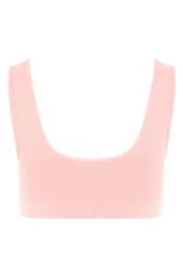 YOURS Plus Size Pink Seamless Padded Non-Wired Bralette | Yours Clothing 4