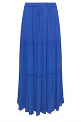 M&Co Blue Crinkle Maxi Skirt