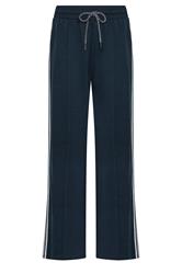 LTS Tall Women's Navy Blue Side Tape Wide Leg Joggers | Long Tall Sally 6