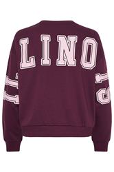YOURS Plus Size 'Illinois' Red Back Print Sweatshirt | Yours Clothing 7